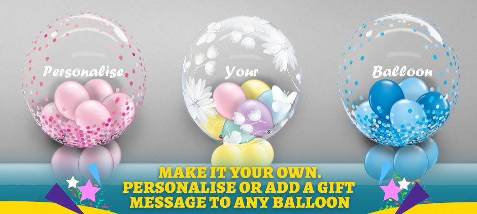 Personalised | Personalisable Clear Bubble Balloon Gifts
